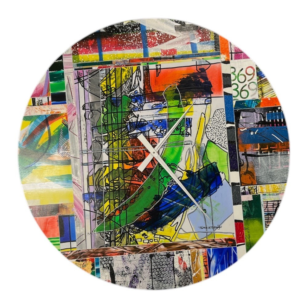 Ferdi de Bruijn + Wandklok XXL rond (5696)